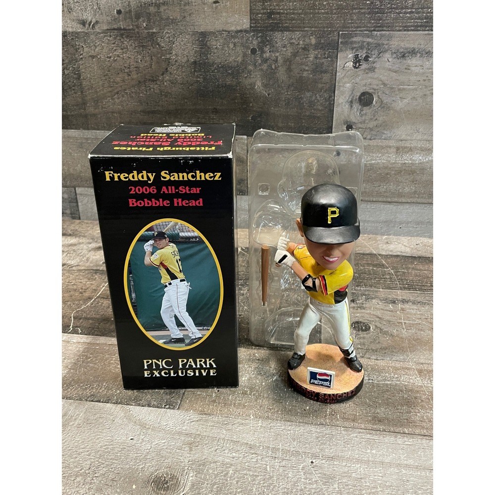 Freddy Sanchez 2006 All-Star Bobblehead Pittsburgh Pirates PNC Park Pepsi SGA